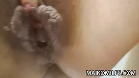 سبزه توسط یک dildo غ ...